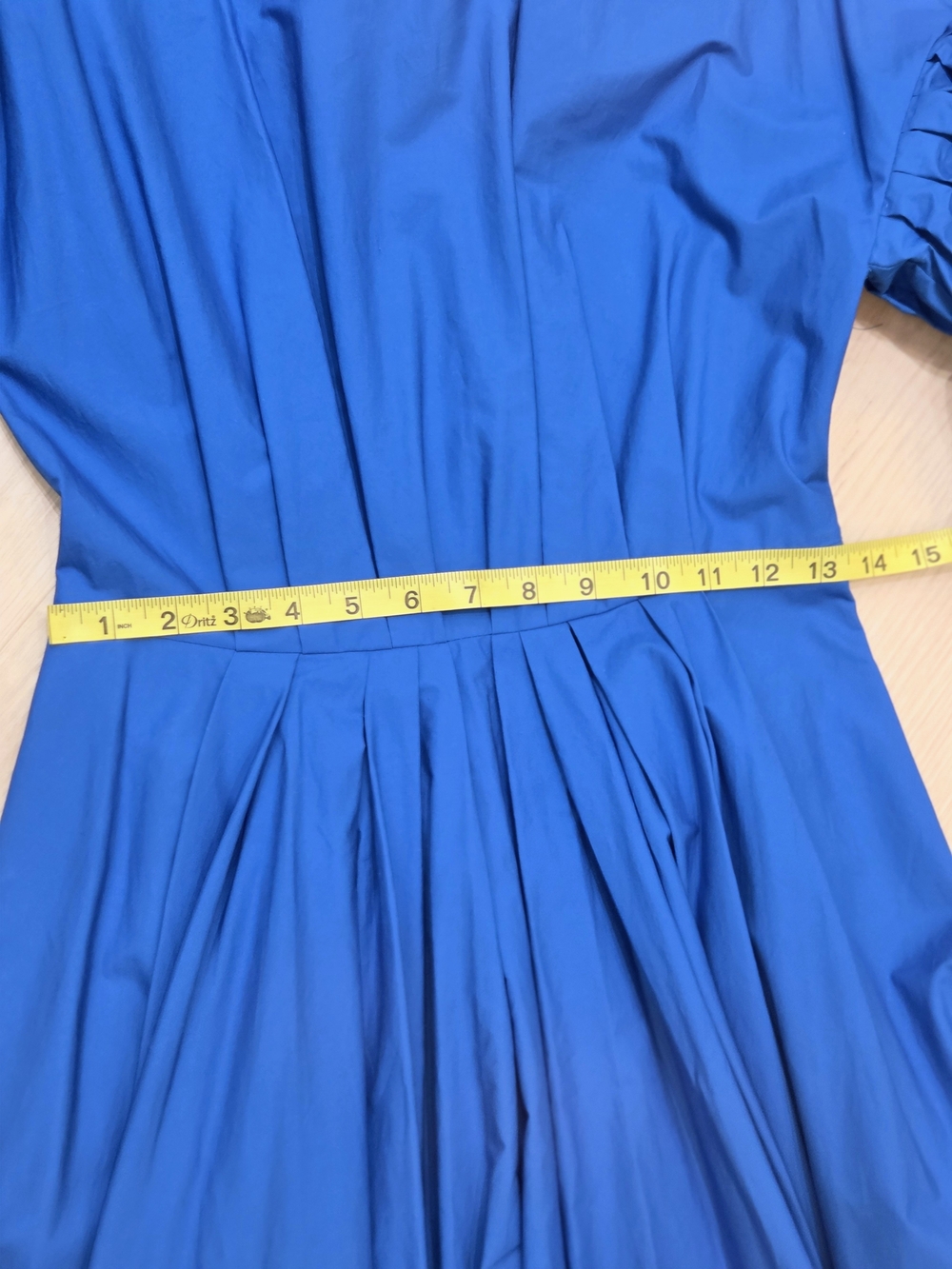 Roksanda Cobalt Blue Pleated w/ Pink Trim | N Bell-Sleeve NWT Midi Dress Size 4 - Picture 13 of 16